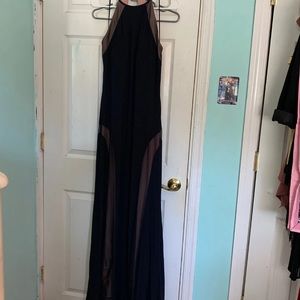 Navy Blue Prom Gown